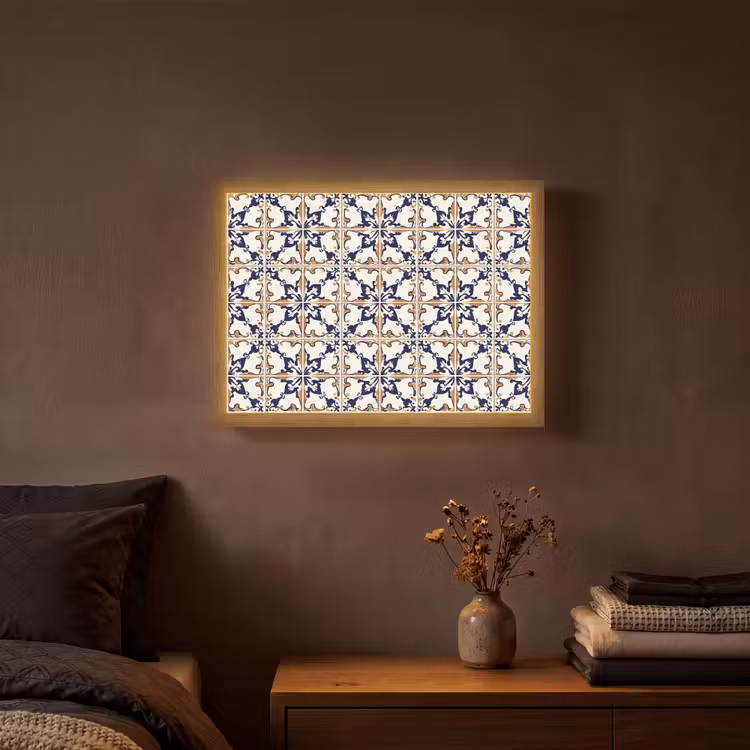 Lightbox - Wandlamp - Klassiek - Patroon - Kleurrijk — 3