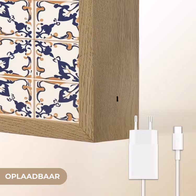 Lightbox - Wandlamp - Klassiek - Patroon - Kleurrijk — 7