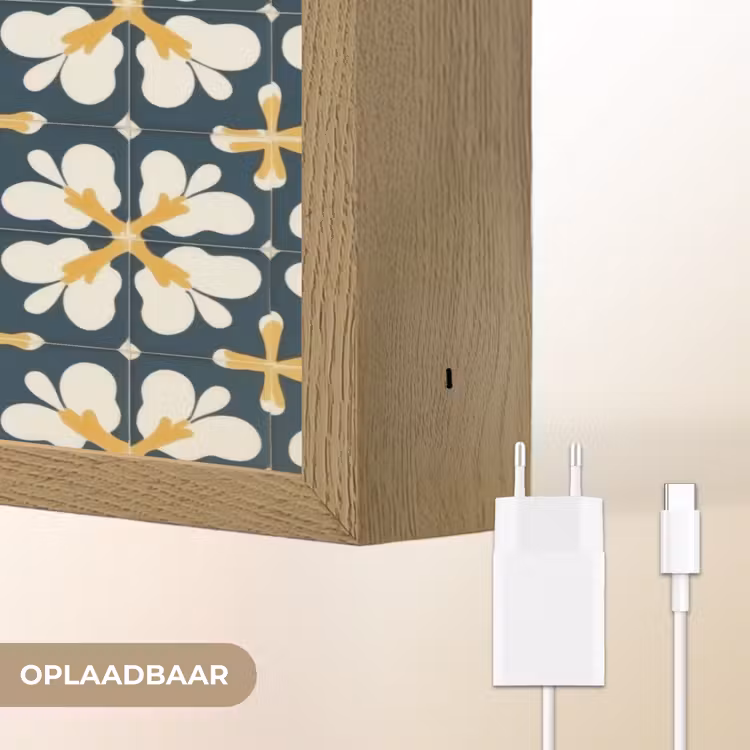 Lightbox - Wandlamp - Motief - Tegel - Okergeel — 7