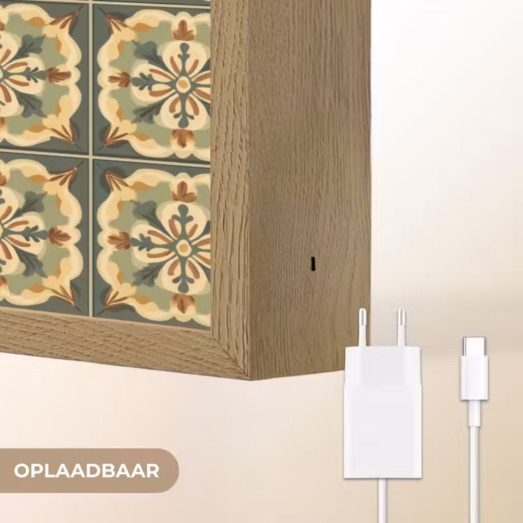 Lightbox - Wandlamp - Ornament - Patroon - Groen — 7