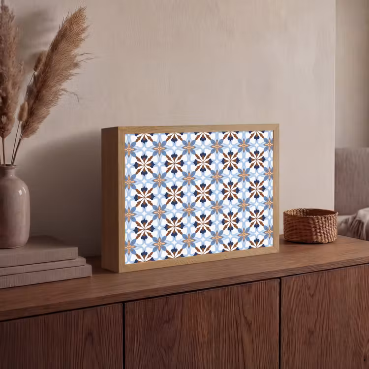 Lightbox - Wandlamp - Ornament - Tegel - Kleurrijk — 4