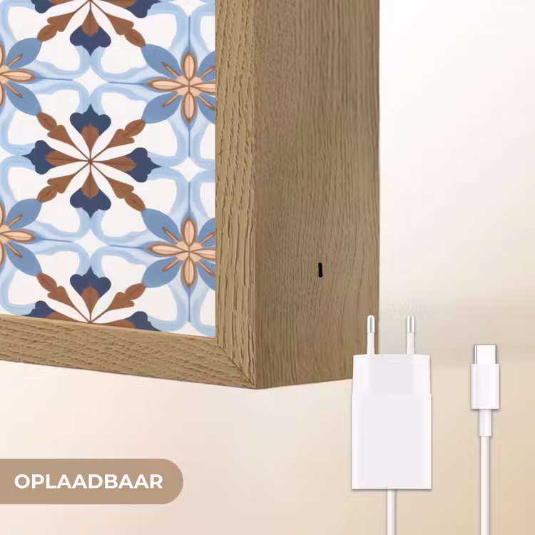 Lightbox - Wandlamp - Ornament - Tegel - Kleurrijk — 7