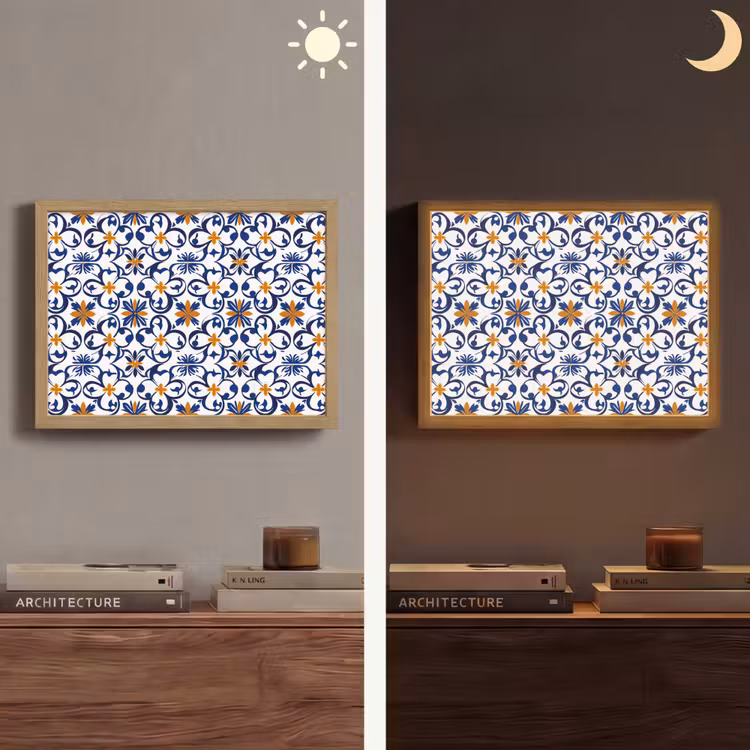 Lightbox - Wandlamp - Patroon - Modern - Kleurrijk — 6