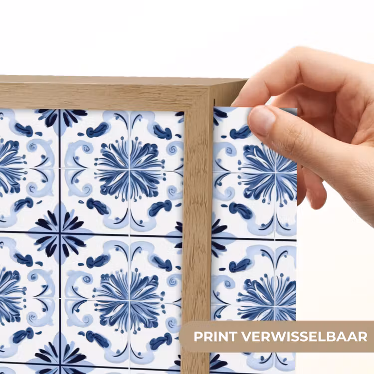 Lightbox - Wandlamp - Patroon - Tegel - Blauw — 5