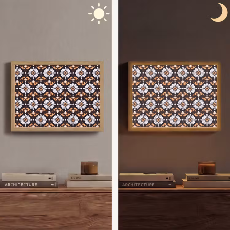 Lightbox - Wandlamp - traditioneel - Element - Kleurrijk — 6