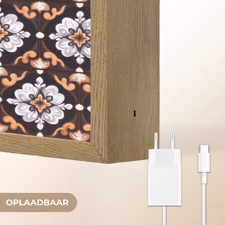 Lightbox - Wandlamp - traditioneel - Element - Kleurrijk — 7