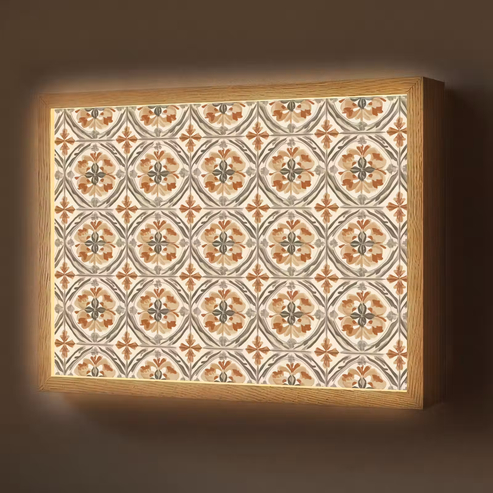 Lightbox - Wandlamp - Elegant - Antiek - Kleurrijk — 1