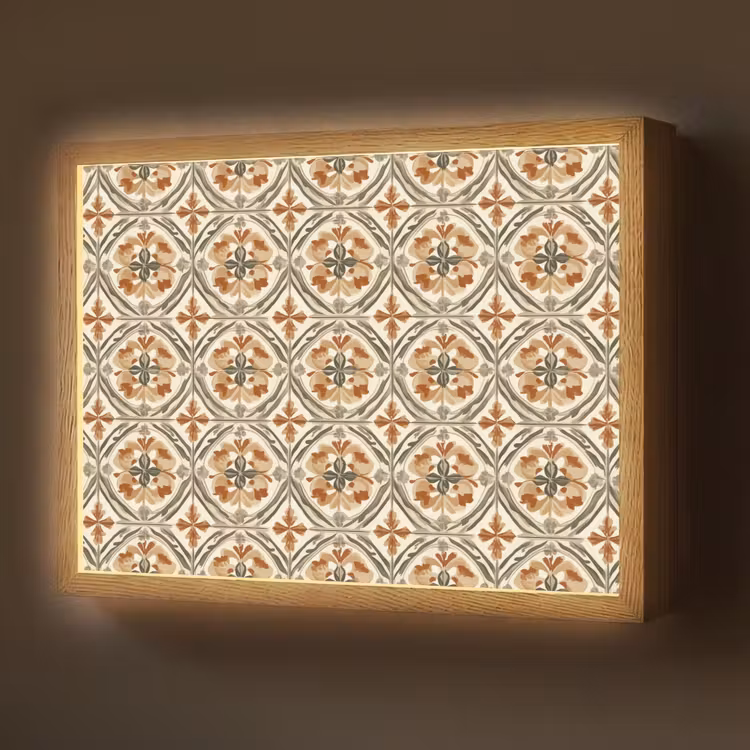 Lightbox - Wandlamp - Elegant - Antiek - Kleurrijk — 1