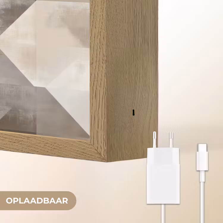 Lightbox - Wandlamp - Geometrisch - Motief - Aardetinten — 7