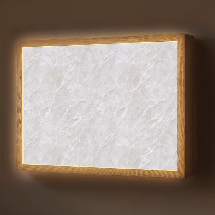 Lightbox - Wandlamp - Oppervlakte - Textuur - Grijs — 1