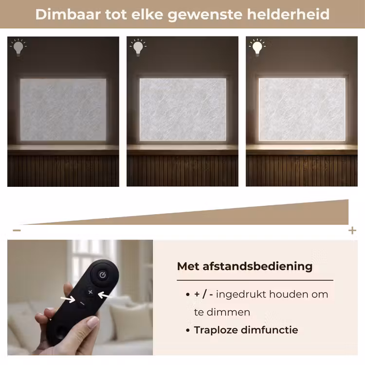 Lightbox - Wandlamp - Oppervlakte - Textuur - Grijs — 9