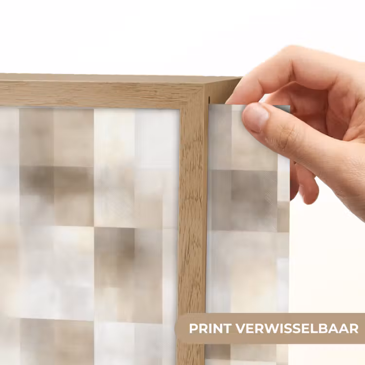 Lightbox - Wandlamp - Textuur - Linnen - Beige — 5