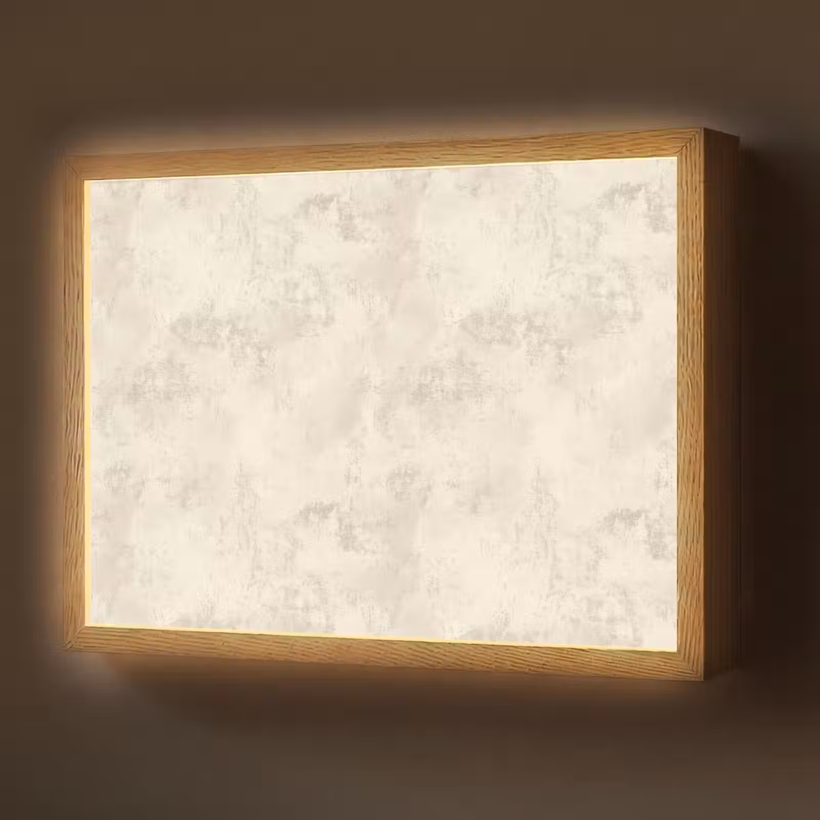Lightbox - Wandlamp - Patroon - Organisch - Beige — 1