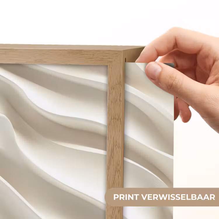 Lightbox - Wandlamp - Diagonaal - Golven - Crème — 5