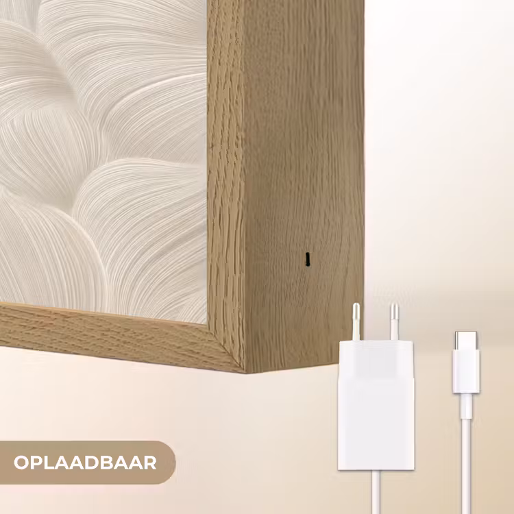 Lightbox - Wandlamp - Lijnen - Waaier - Beige — 7