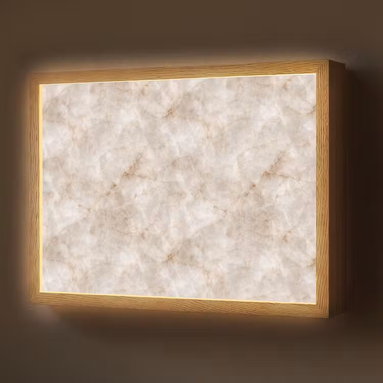 Lightbox - Wandlamp - Marmer - Patroon - Klassiek — 1