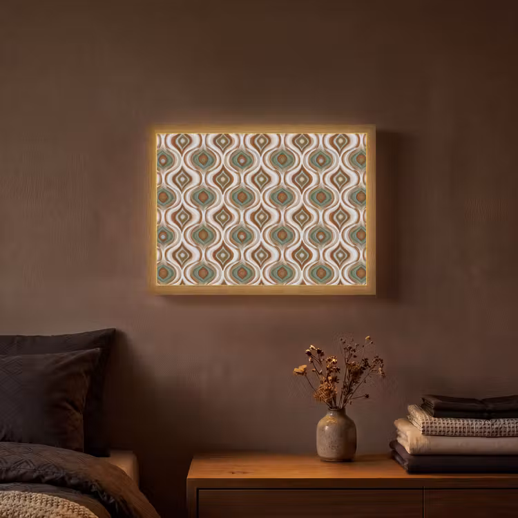 Lightbox - Wandlamp - Motief - Patroon - Kleurrijk — 3