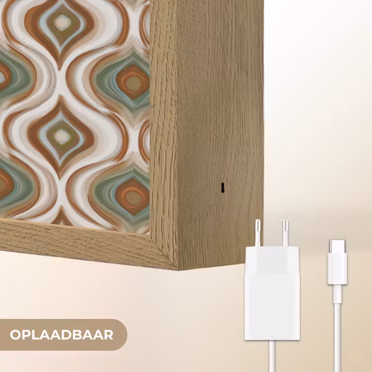 Lightbox - Wandlamp - Motief - Patroon - Kleurrijk — 7