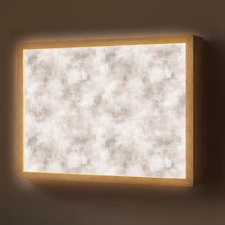 Lightbox - Wandlamp - Organisch - Patroon - Gemêleerd — 1