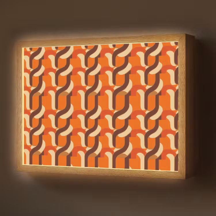 Lightbox - Wandlamp - Retro - Modern - Kleurrijk — 1
