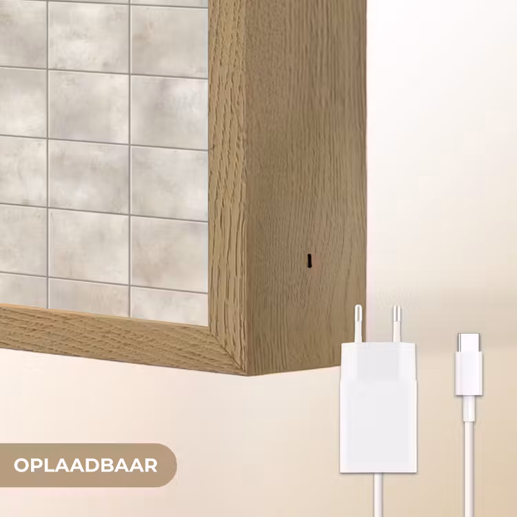 Lightbox - Wandlamp - Tegels - Natuurlijk - Grijs — 7