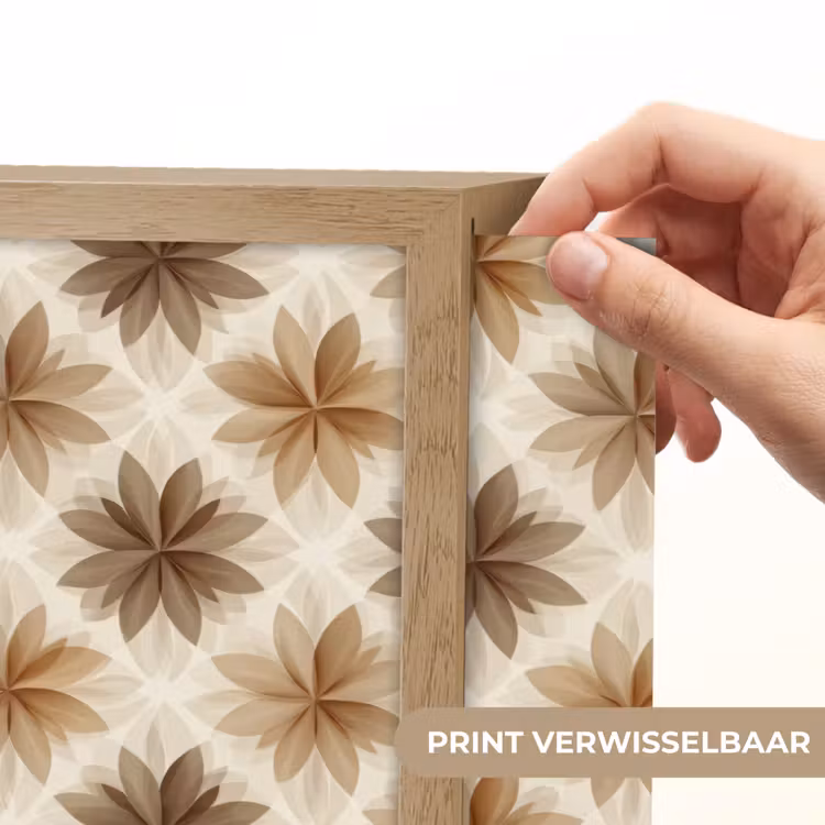 Lightbox - Wandlamp - Geografisch - Patroon - Bruin — 5