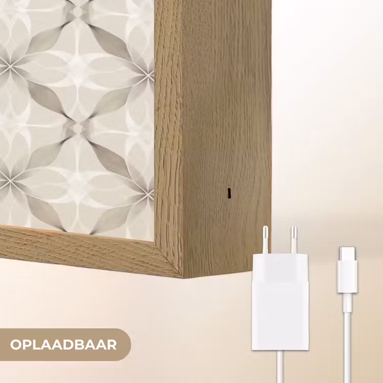 Lightbox - Wandlamp - Grafisch - Patroon - Grijs — 7