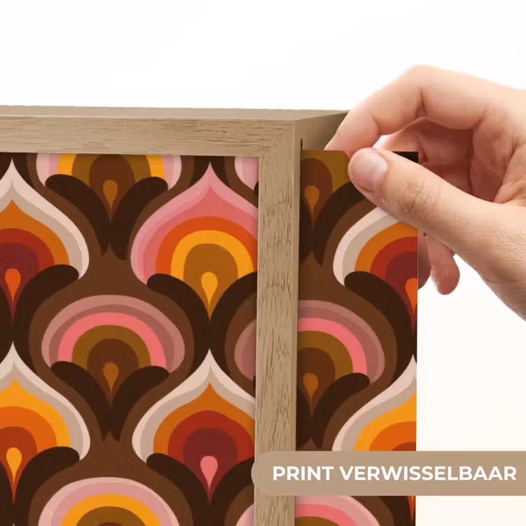 Lightbox - Wandlamp - Patroon - Retro - Kleurrijk — 5