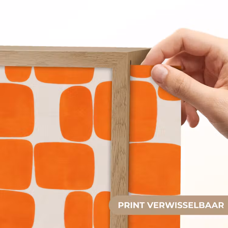 Lightbox - Wandlamp - Patroon - Retro - Oranje — 5