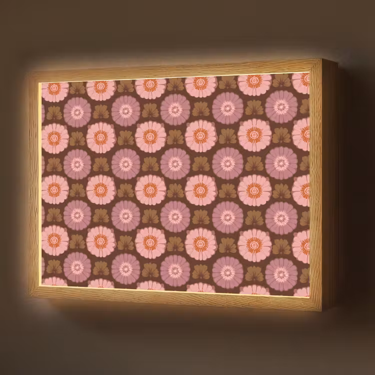 Lightbox - Wandlamp - Retro - Madelief - Roze — 1