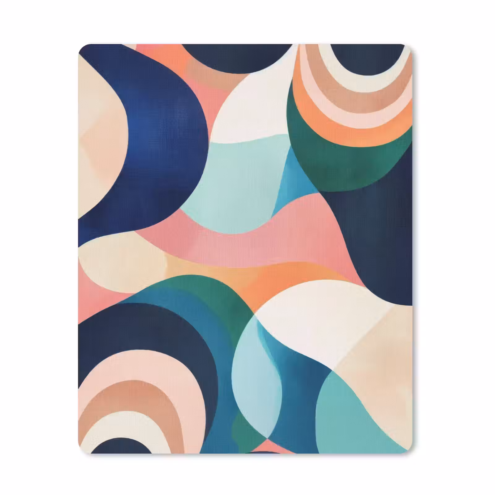 Muismat - Abstract - Blauw - Roze — 1