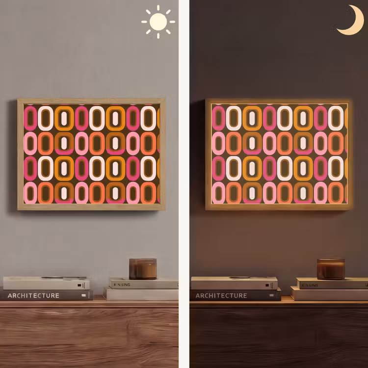 Lightbox - Wandlamp - Modern - Retro - Kleurrijk — 6