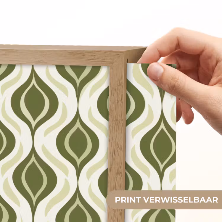 Lightbox - Wandlamp - Patroon - Retro - Groen — 5