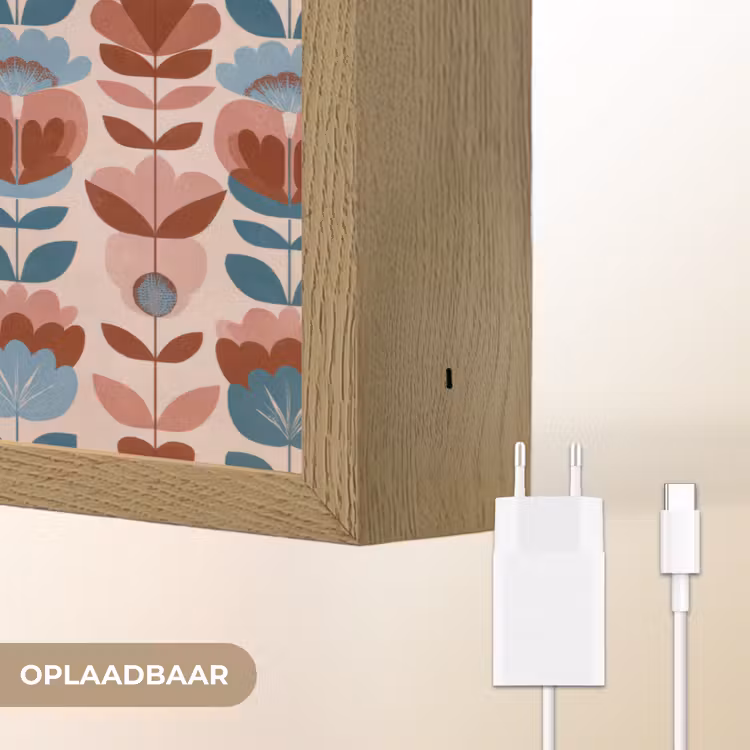 Lightbox - Wandlamp - Vintage - Motief - Kleurrijk — 7