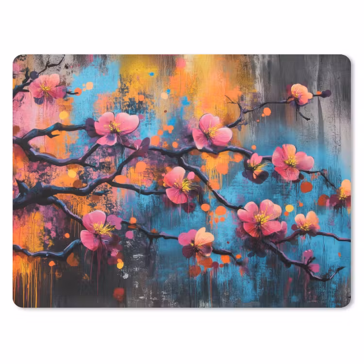 Muismat - Bloemen - Tak - Abstract - Roze — 1