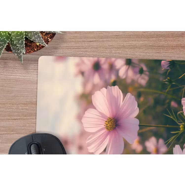 Muismat - Bloemen - Paars - Wazig — 5