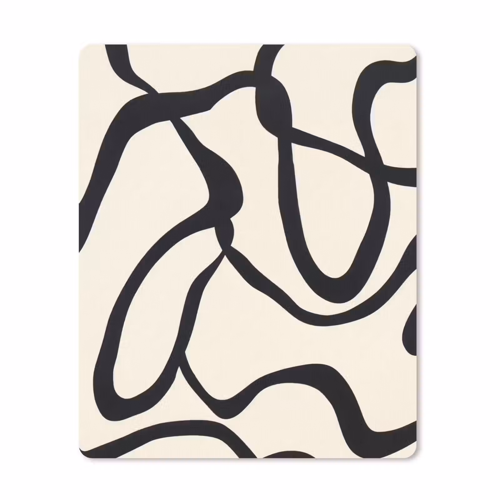 Muismat - Abstract - Lijnen - Modern - Beige — 1