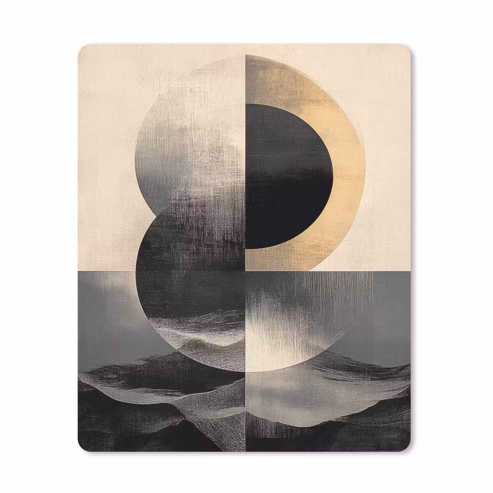 Muismat - Cirkels - Schaduw - Abstract — 1