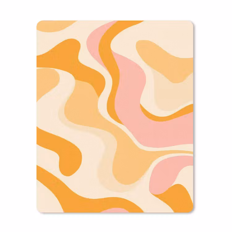 Muismat - Abstract - Golvend - Oranje — 1