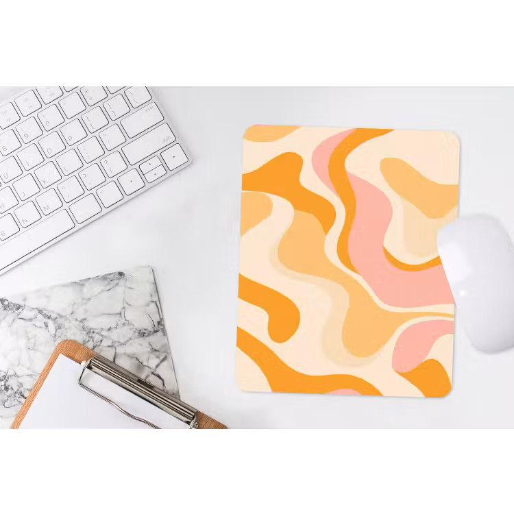 Muismat - Abstract - Golvend - Oranje — 4