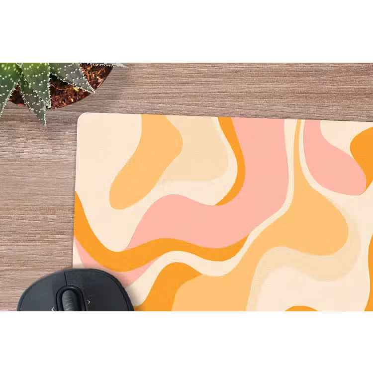 Muismat - Abstract - Golvend - Oranje — 5