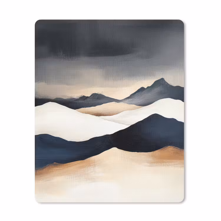 Muismat - Bergen - Donkerblauw - Landschap — 1
