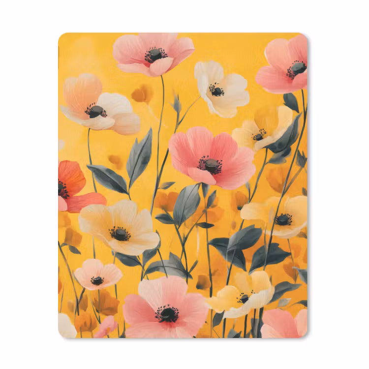 Muismat - Bloemen - Veld - Geel — 1