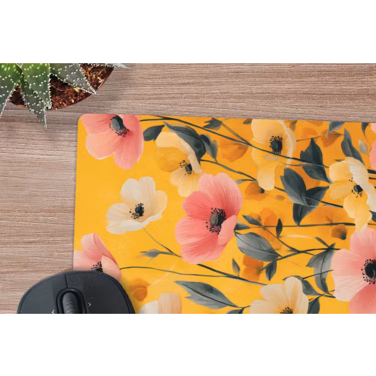 Muismat - Bloemen - Veld - Geel — 5