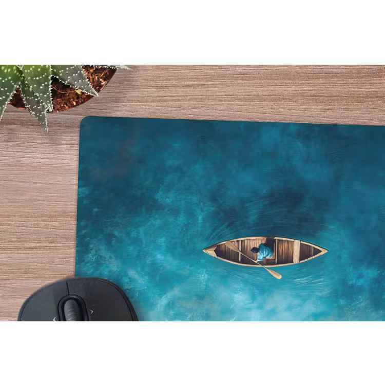Muismat - Bootje - Water - Blauw — 5