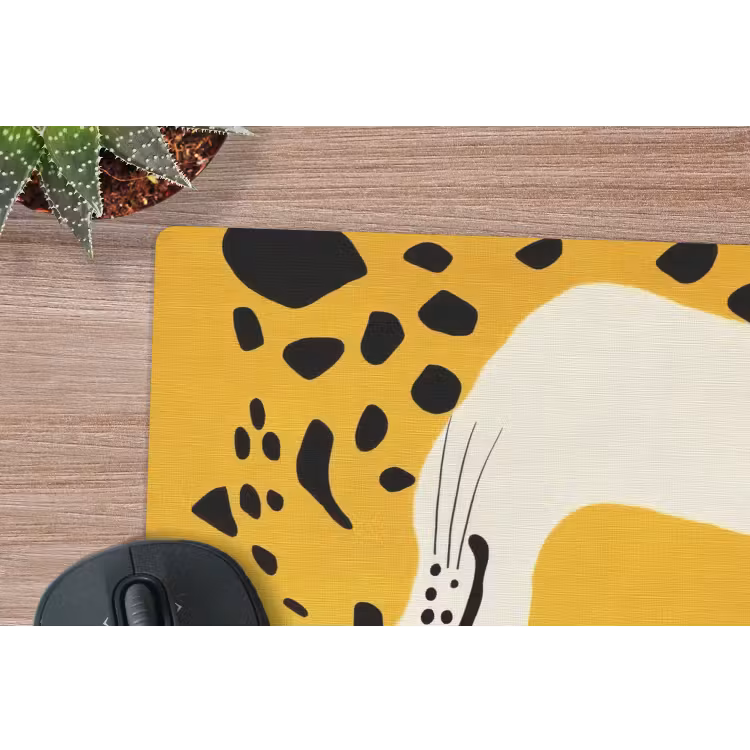 Muismat - Cheetah - Illustratie - Geel — 5