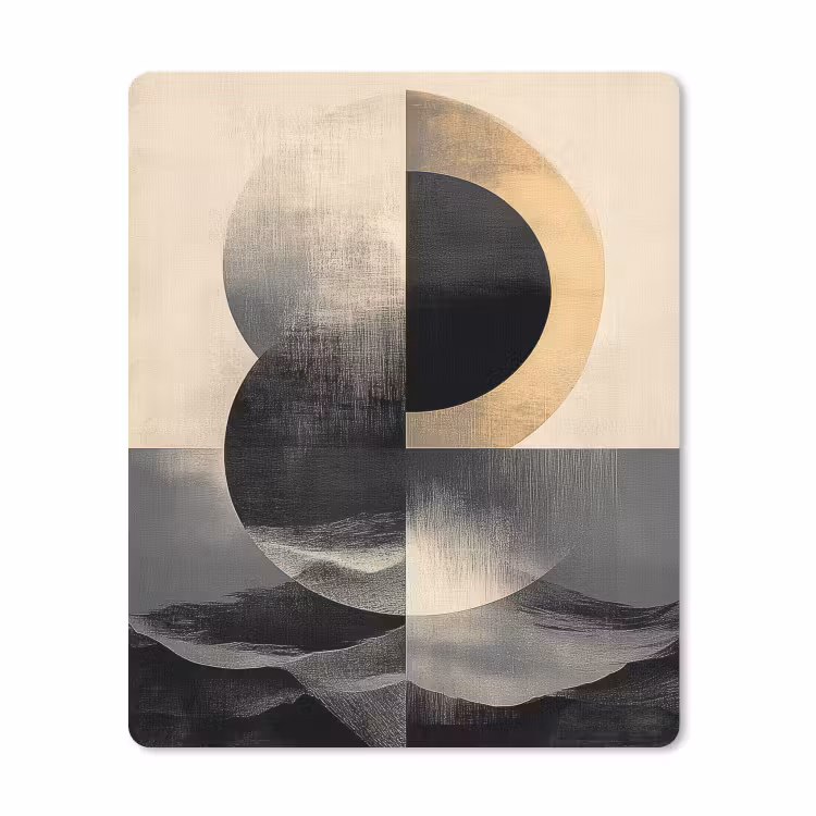 Muismat - Cirkels - Schaduw - Abstract — 1