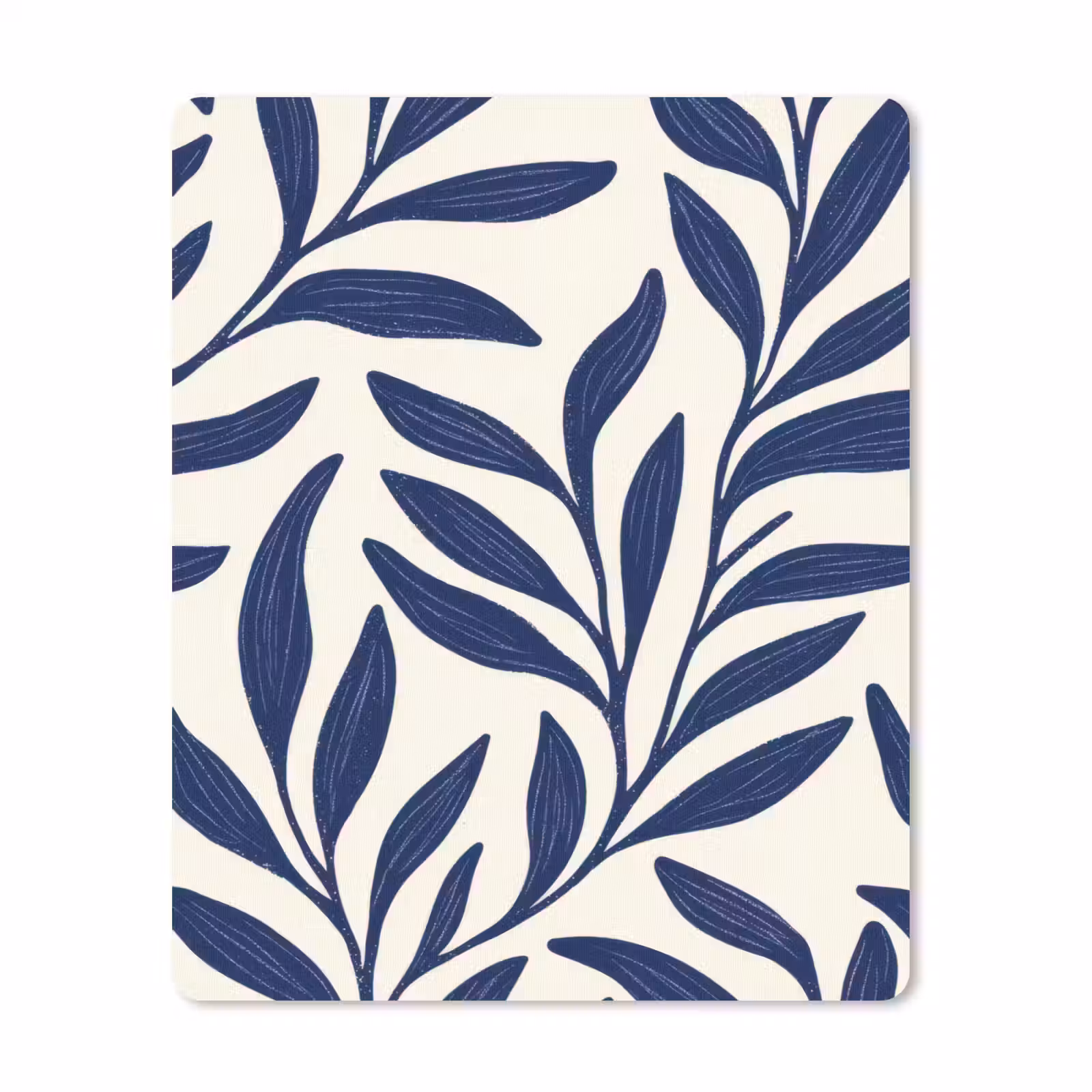 Muismat - Bladeren - Klimop - Donkerblauw — 1