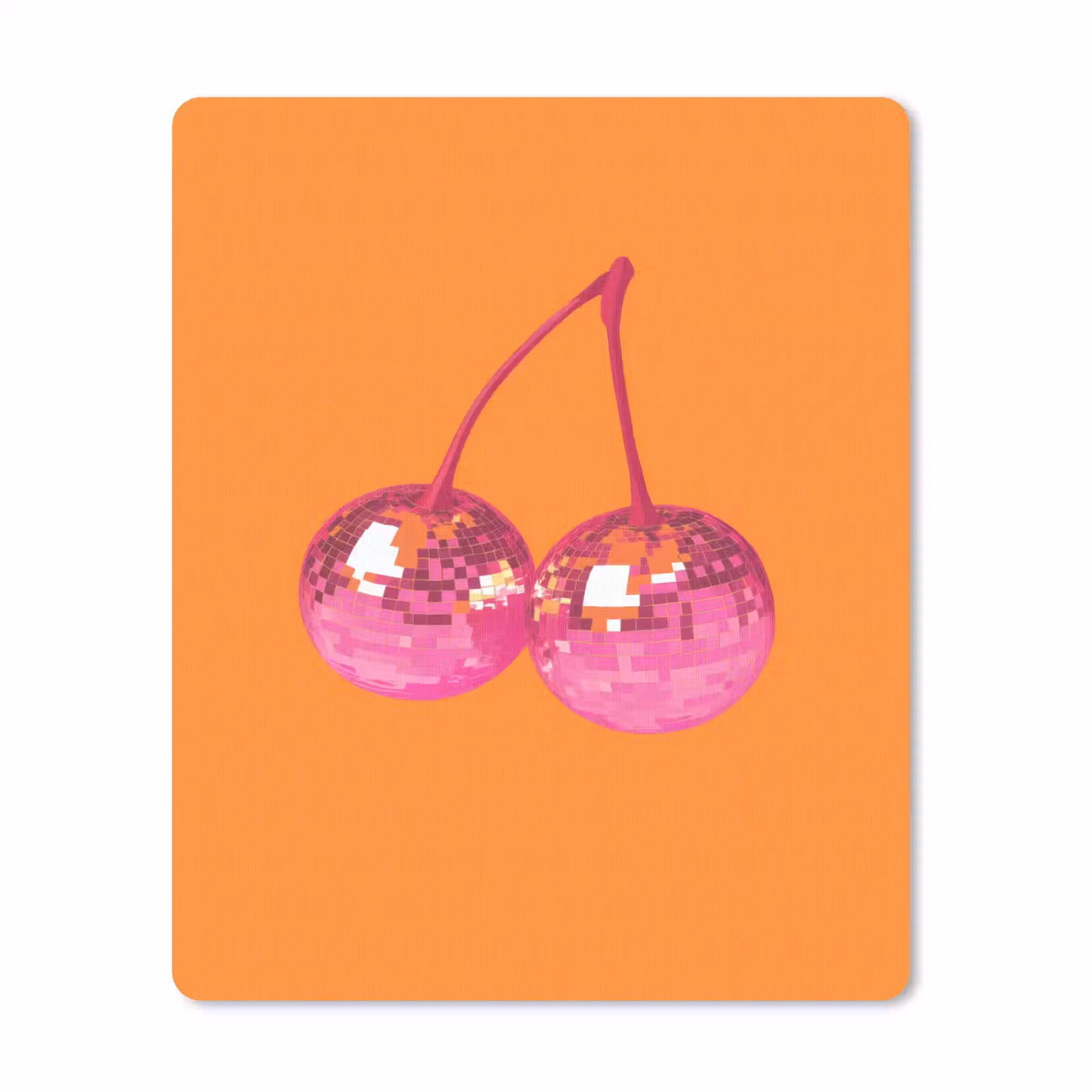Muismat - Discoballen - Kers - Spiegels - Roze — 1