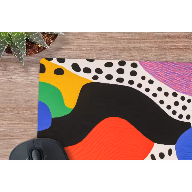 Muismat - Abstract - Vormen - Kleuren - Stippen — 5